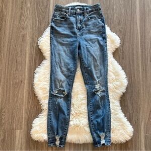 Good American Skinny Distressed Jeans